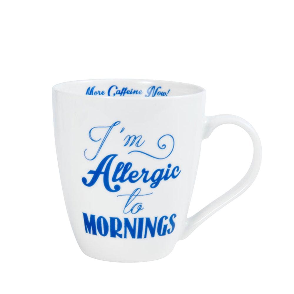 Sentiment Mugs Im Allergic To Mornings Mug