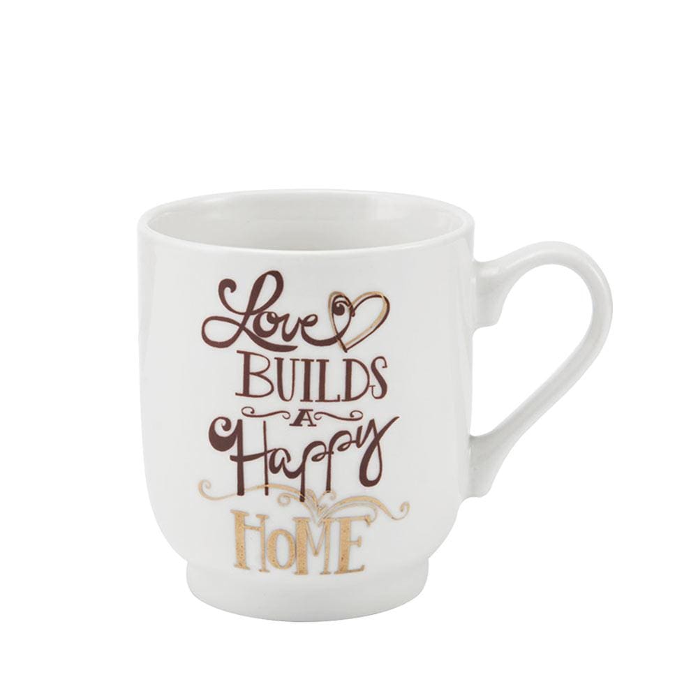 Sentiment Mugs Love Builds A Happy Home Mug