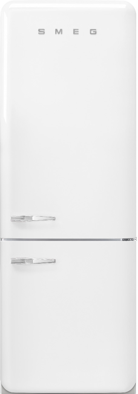 Smeg 28 Inch 50's Retro Design 28 Bottom Freezer Refrigerator FAB38URWH