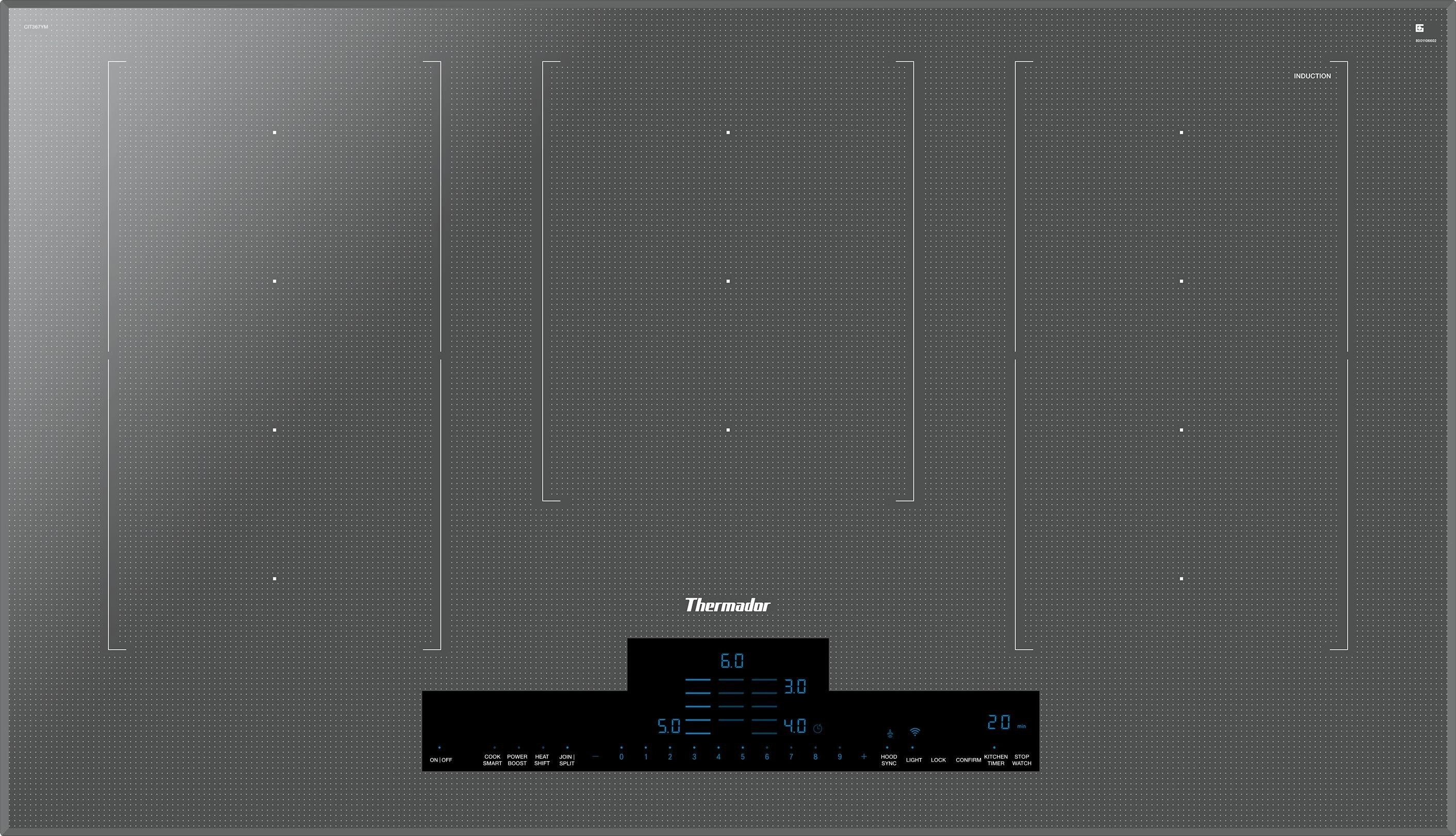 Thermador Masterpiece 36 Induction Drop-In Cooktop CIT367YM