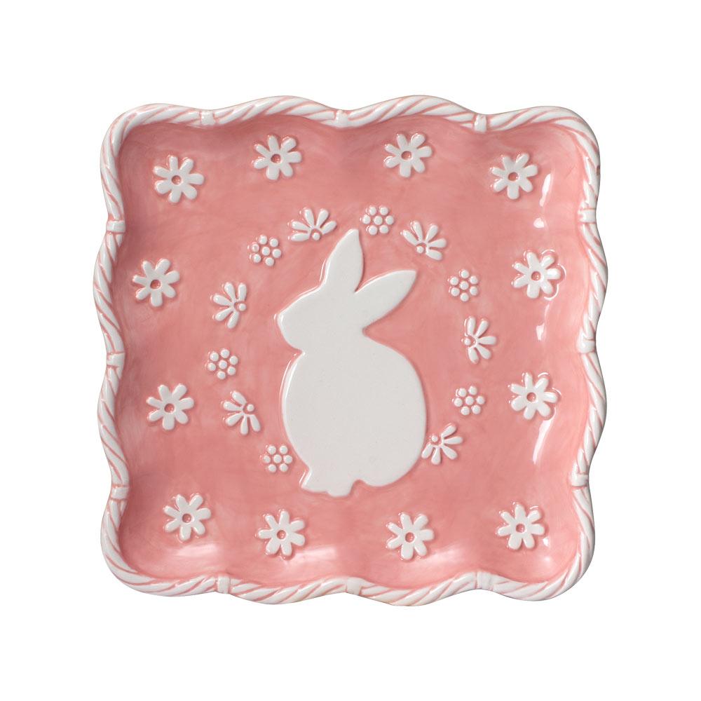 Easter Bunny Square Plate
