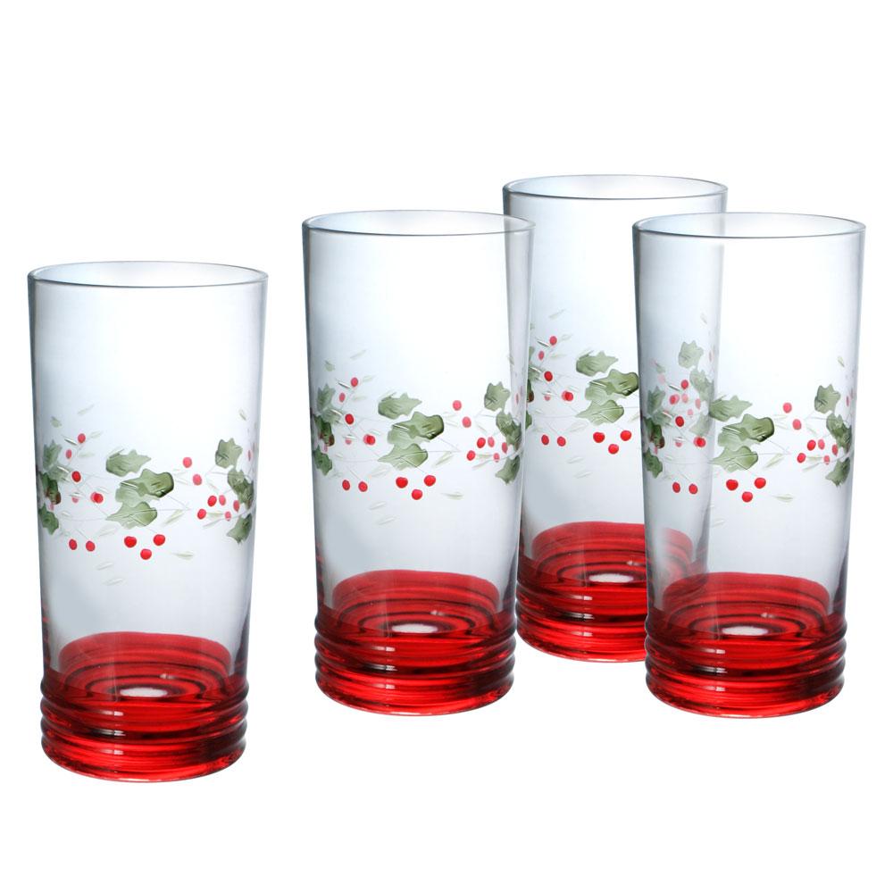 Winterberry® Set of 4 Cooler Glasses