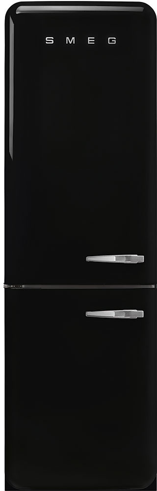Smeg 24 Inch 50's Retro Design 24 Bottom Freezer Refrigerator FAB32ULBL3