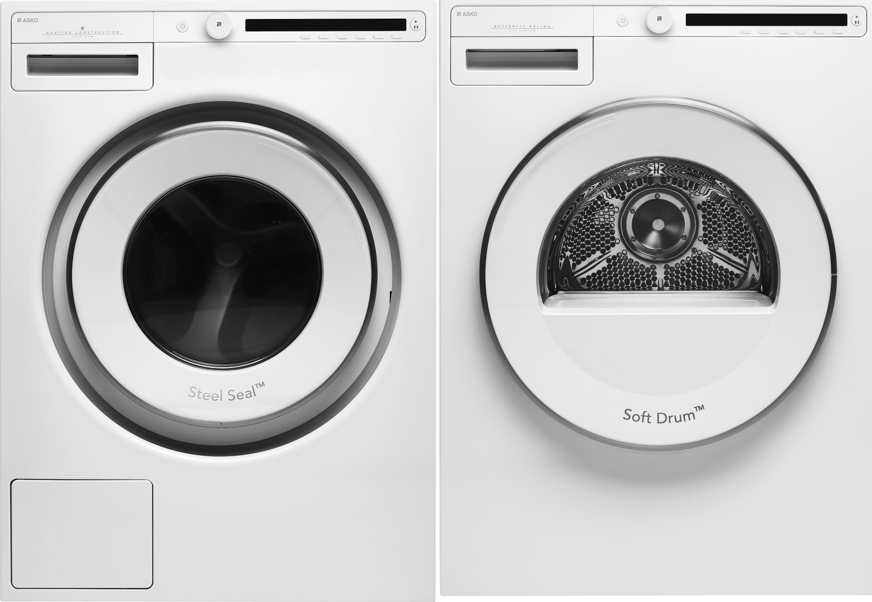 Asko Classic Series Front Load Washer & Dryer Set ASWADREW2081