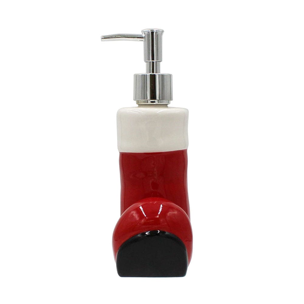 Winterberry® Red Boot Soap Dispenser