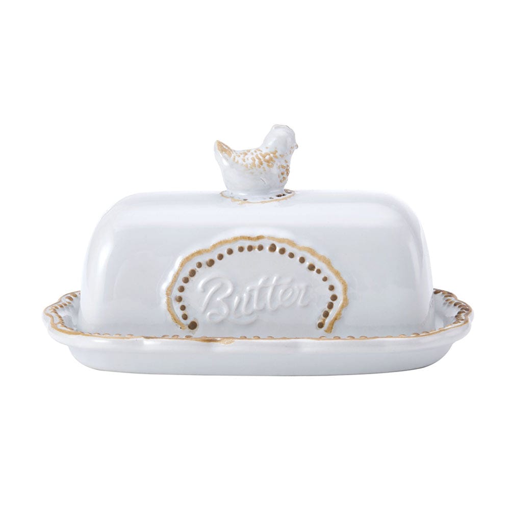 Farmhouse Hen Covered Butter Dish