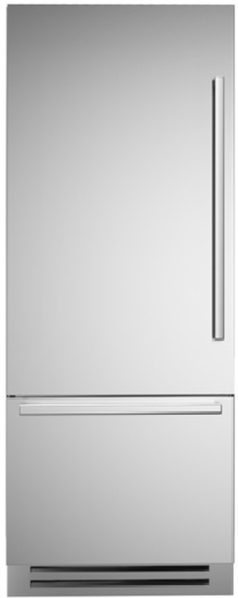 Bertazzoni 30 Inch 30 Built In Counter Depth Bottom Freezer Refrigerator REF30BMBIXLT