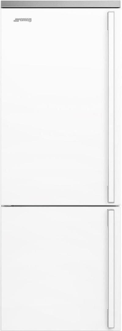 Smeg 28 Inch Portofino 28 Counter Depth Bottom Freezer Refrigerator FA490ULWH