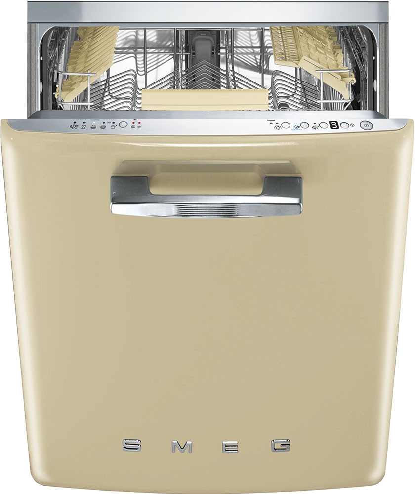 Smeg 50's Retro Design 24 Fully Integrated Tall-Tub Dishwasher STFABUCR1