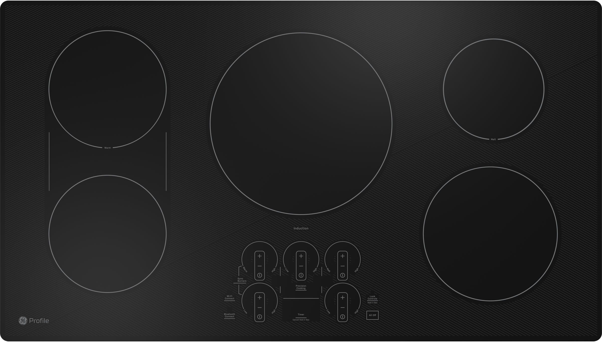 GE Profile 36 Induction Drop-In Cooktop PHP9036DTBB