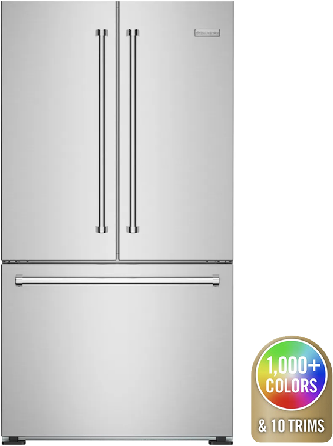 BlueStar 36 Inch Culinary 36 Counter Depth French Door Refrigerator FBFD361PC