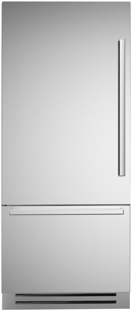 Bertazzoni 36 Inch 36 Built In Bottom Freezer Refrigerator REF36BMBIXLT