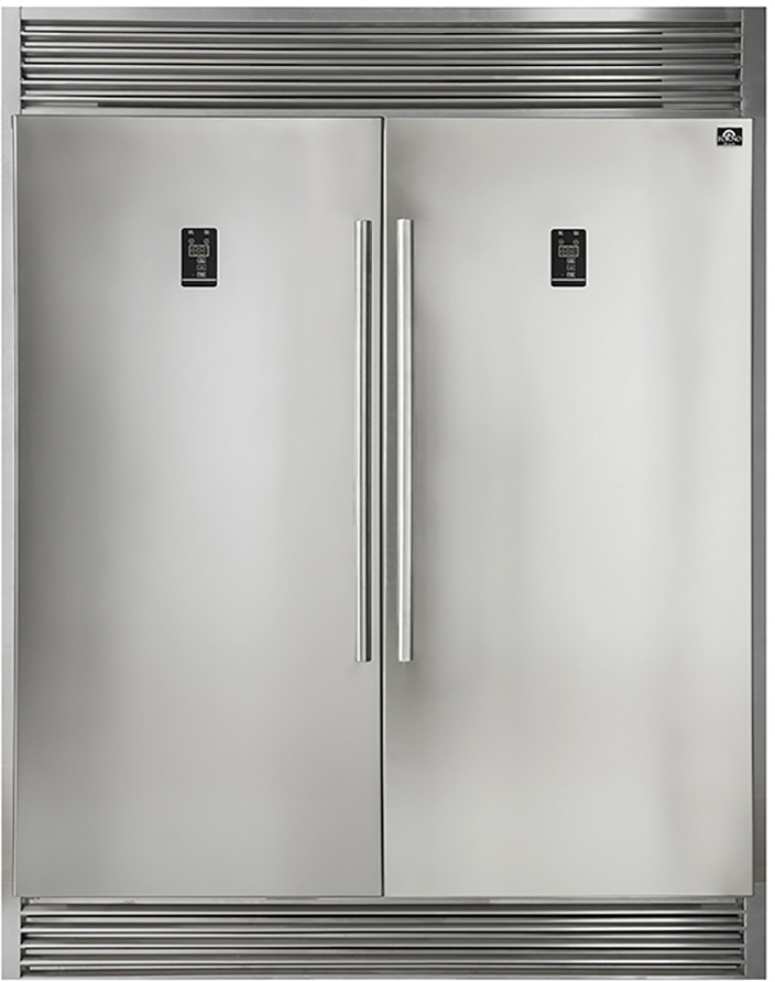 Forno Column Refrigerator & Freezer Set FFFFD193360S