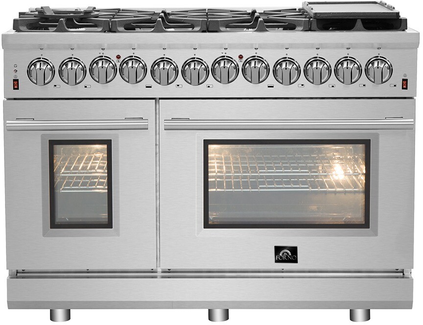 Forno Pro-Style 48 Freestanding Dual Fuel Natural Gas Range FFSGS612548