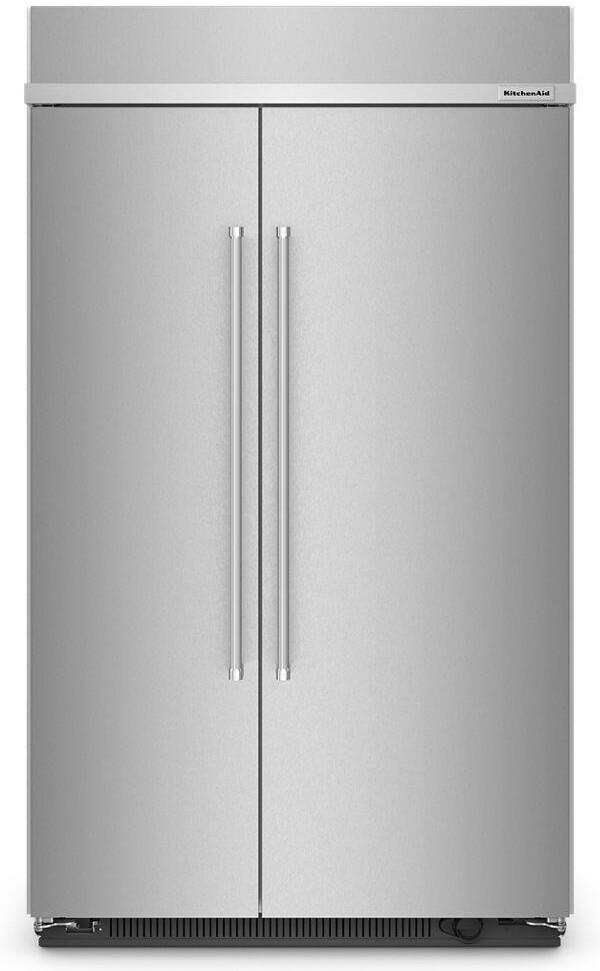 KitchenAid 47 Inch 47 Built In Side-by-Side Refrigerator KBSN708MPS