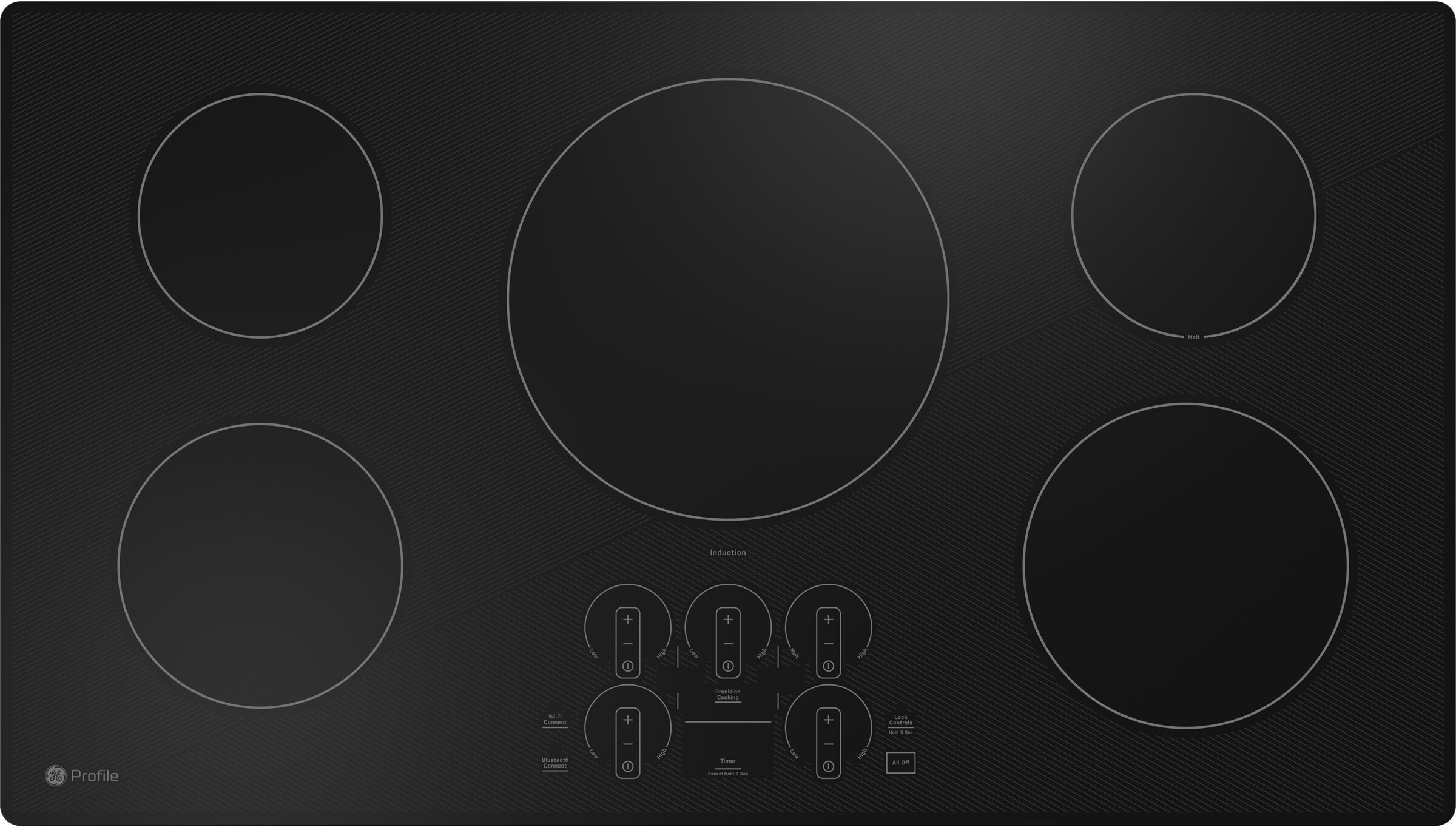 GE Profile 36 Induction Drop-In Cooktop PHP7036DTBB