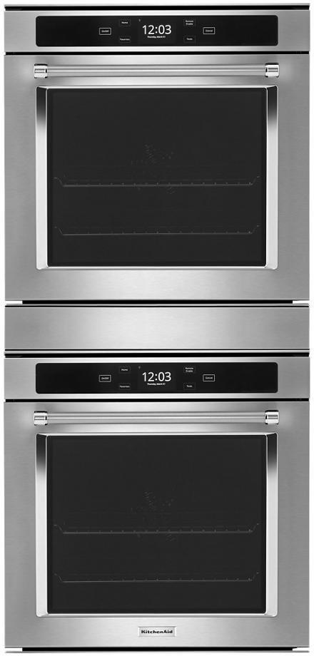 KitchenAid 24 Double Electric Wall Oven KODC504PPS