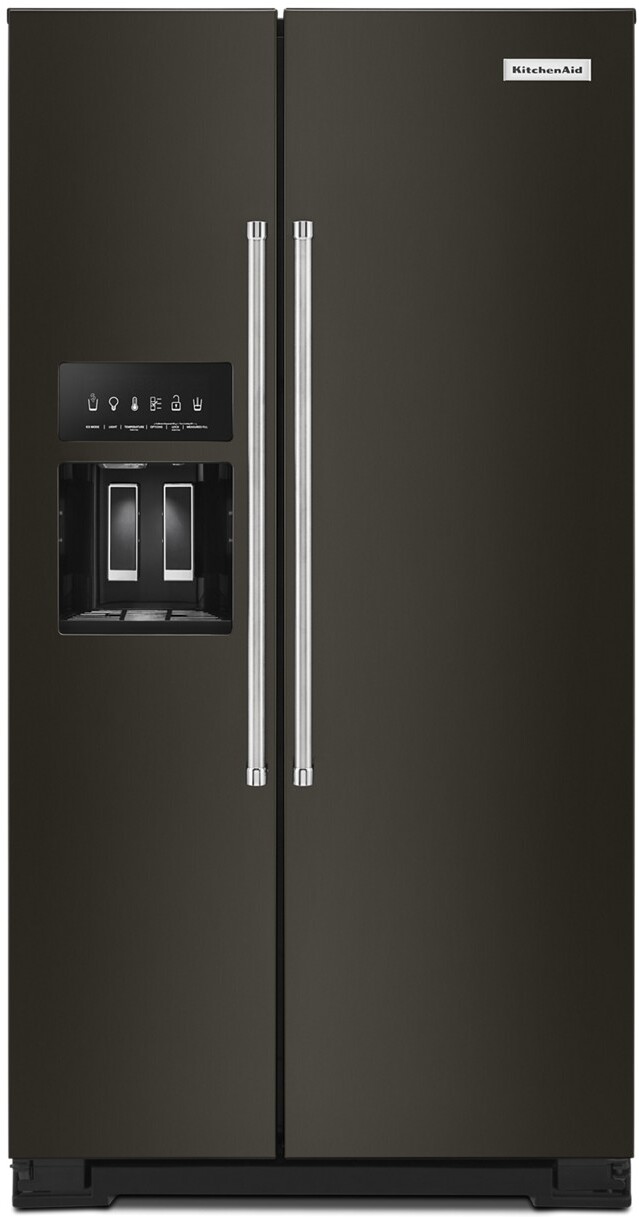 KitchenAid 36 Inch 36 Side-by-Side Refrigerator KRSC703HBS
