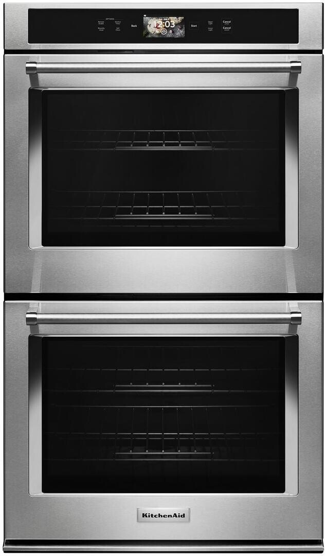 KitchenAid 30 Double Electric Wall Oven KODE900HSS