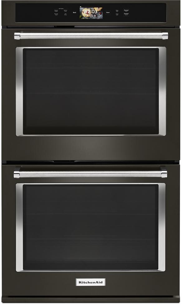 KitchenAid 30 Double Electric Wall Oven KODE900HBS