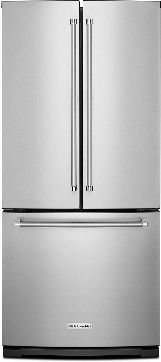 KitchenAid 30 Inch 30 French Door Refrigerator KRFF300ESS