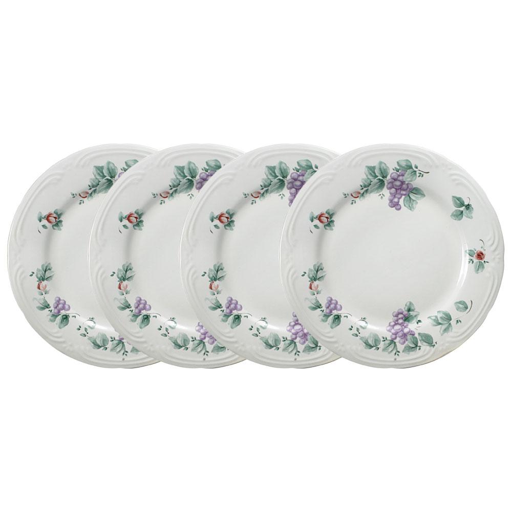 Grapevine® Set of 4 Dinner Plates