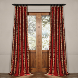 Dahlia Silk Curtain