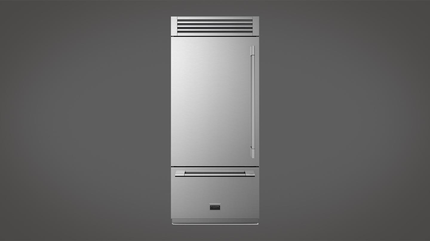 Fulgor Milano 35 Inch Milano Sofia 700 35 Built In Counter Depth Bottom Freezer Refrigerator F7PBM36S1L
