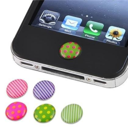 6 Pack Home Button Stickers for iPhone iPad and iPod