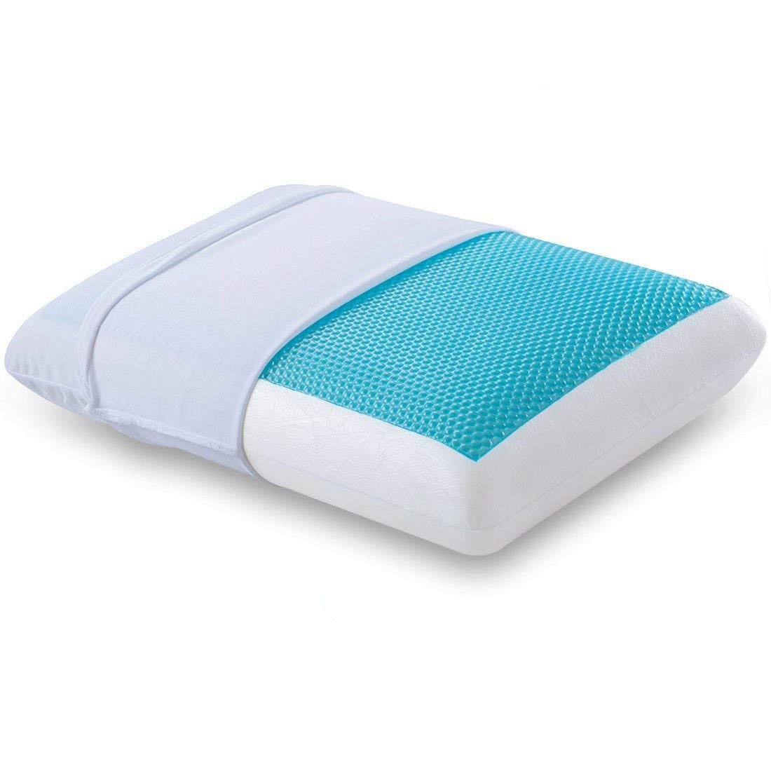 Comfort and Relax Reversible Memory Foam Gel Pillow - King