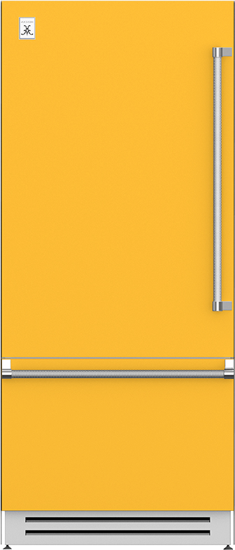Hestan 36 Inch 36 Built In Counter Depth Bottom Freezer Refrigerator KRBL36YW