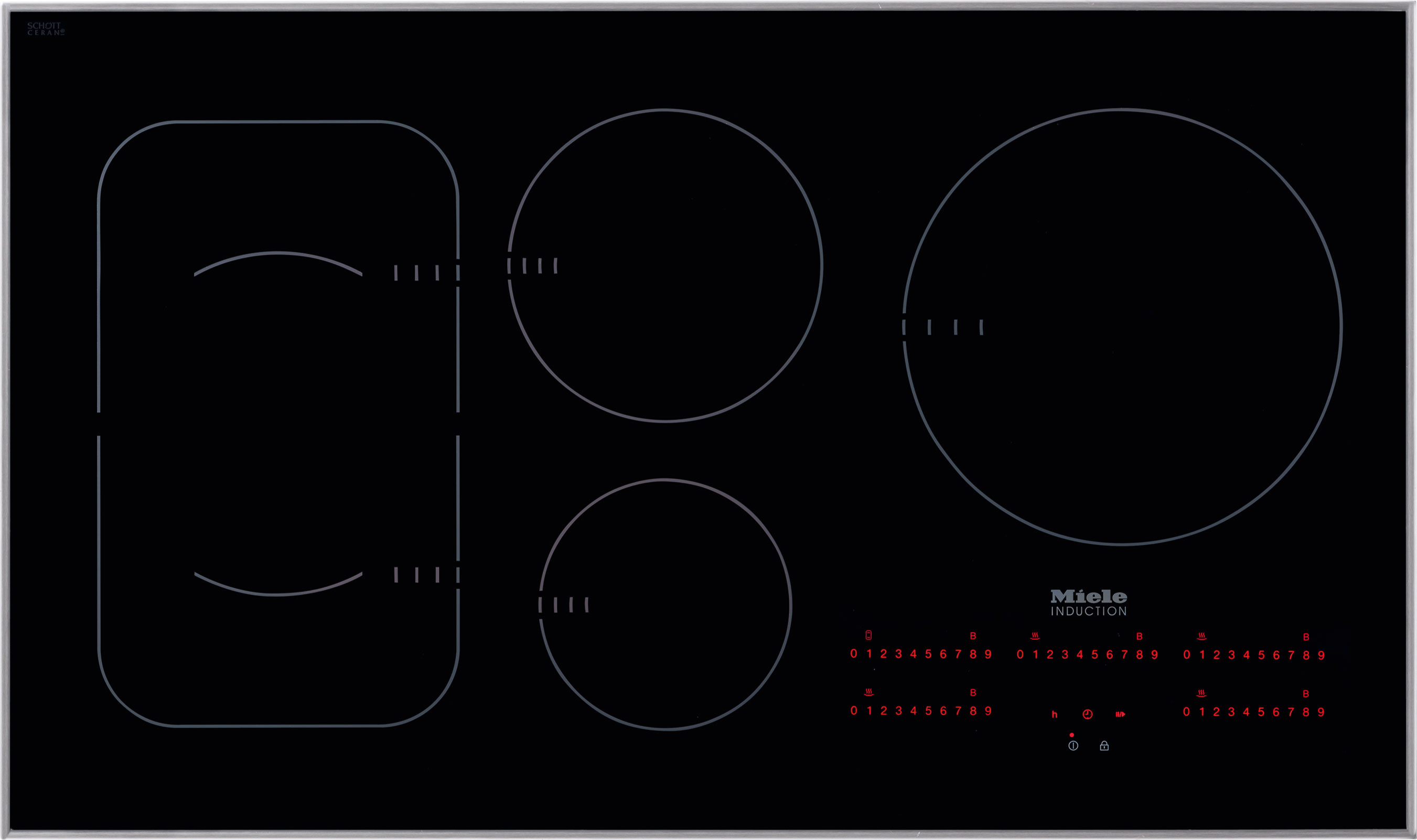 Miele 36 Induction Drop-In Cooktop KM6370